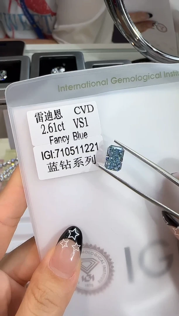 裸石实验室培育钻石@ 2.61ct 先鉴赏，再定制！