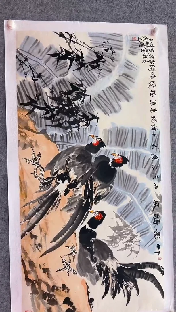 【闪购商品】绘画王冠人-8平尺-国画作品