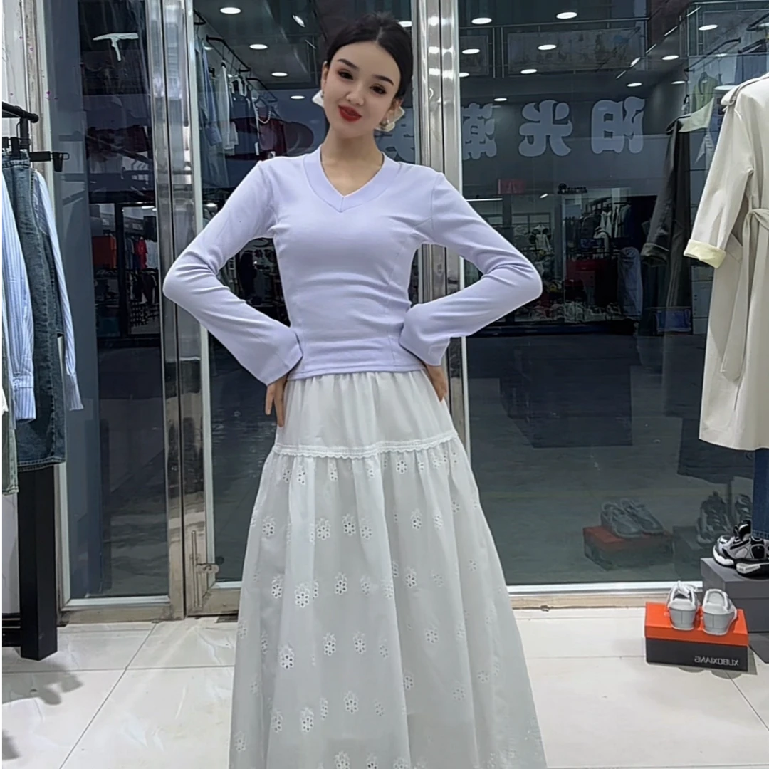 2025新款百搭小蛋糕半裙