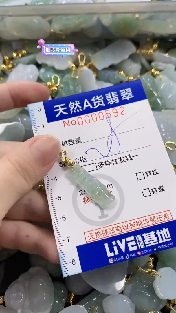 颈饰未镶嵌翡翠天然A货翡翠