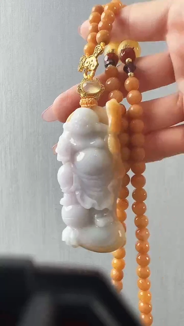 颈饰未镶嵌翡翠佛公