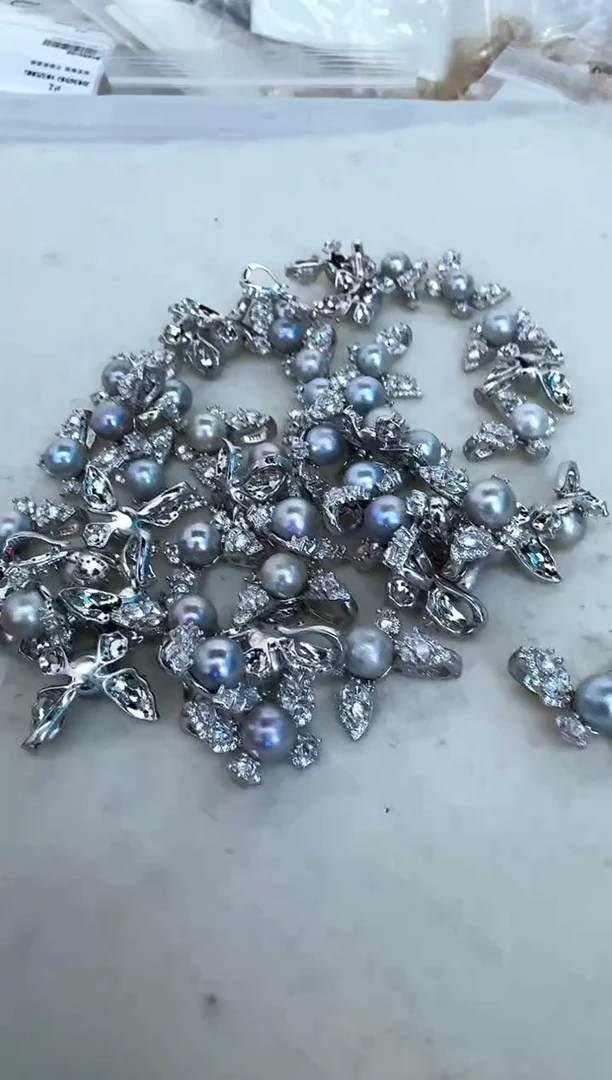 【闪购商品】海水珍珠颈饰银S925镶嵌发其一