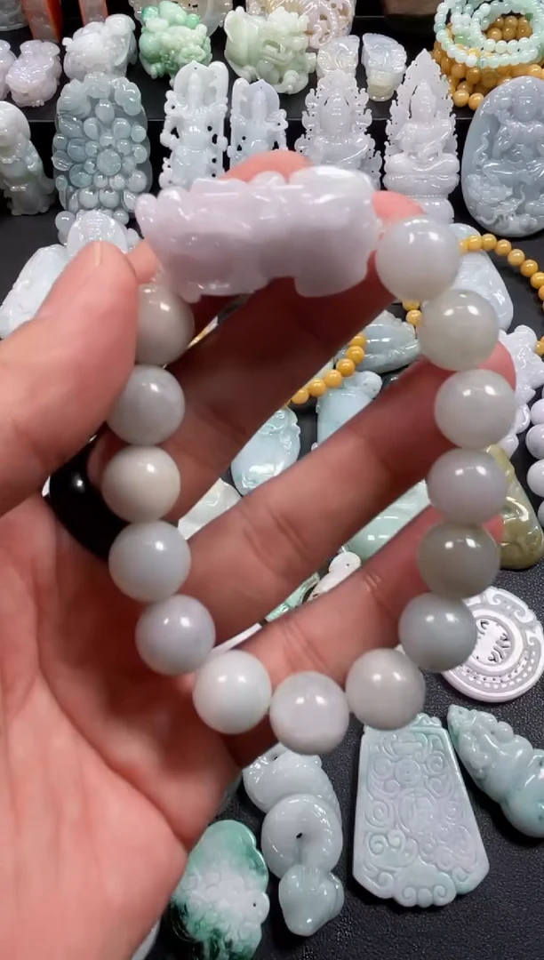 翡翠未镶嵌颈饰天然翡翠a货