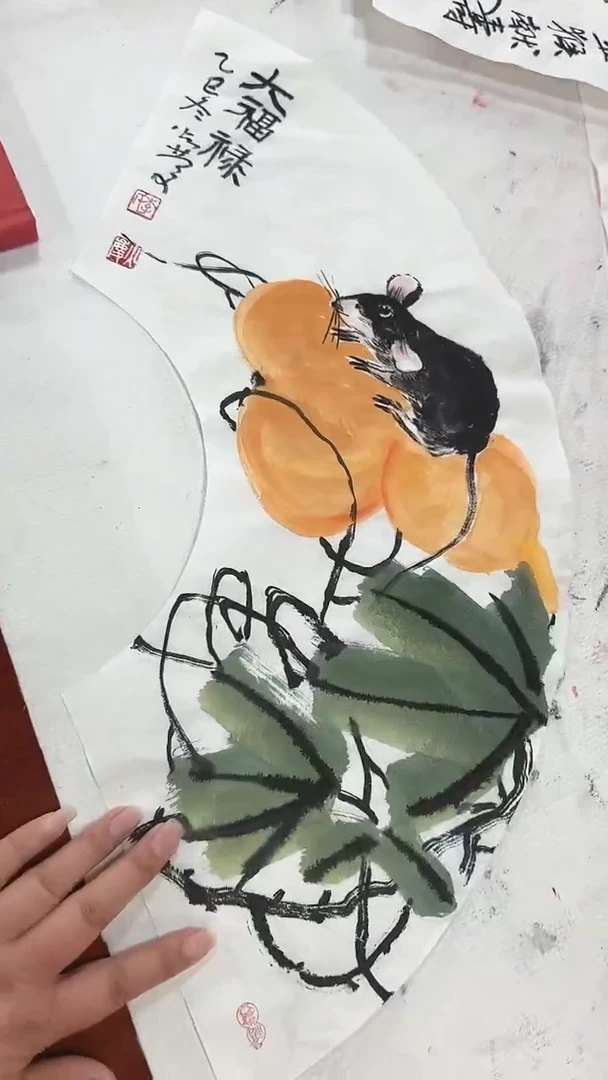 国画李火庆/国画/花鸟