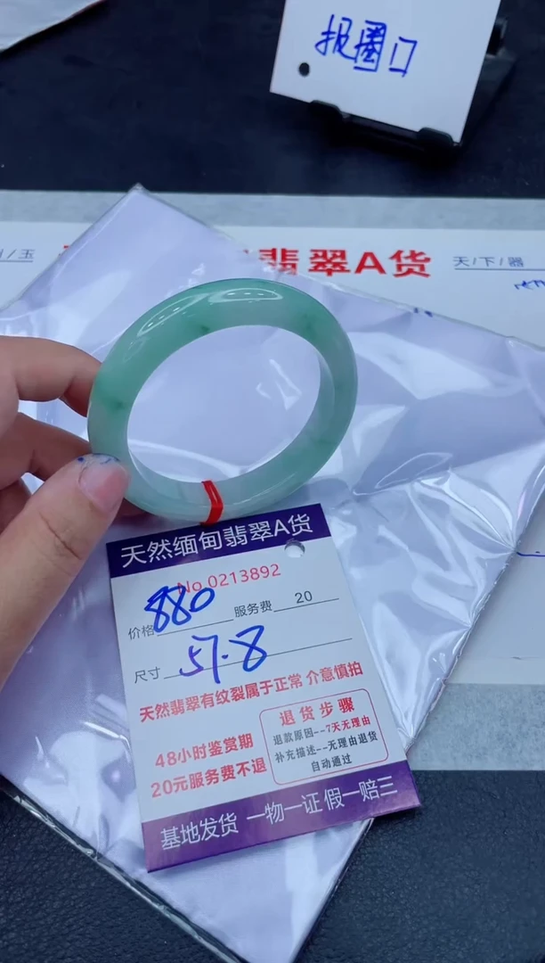 未镶嵌手镯翡翠880.0000