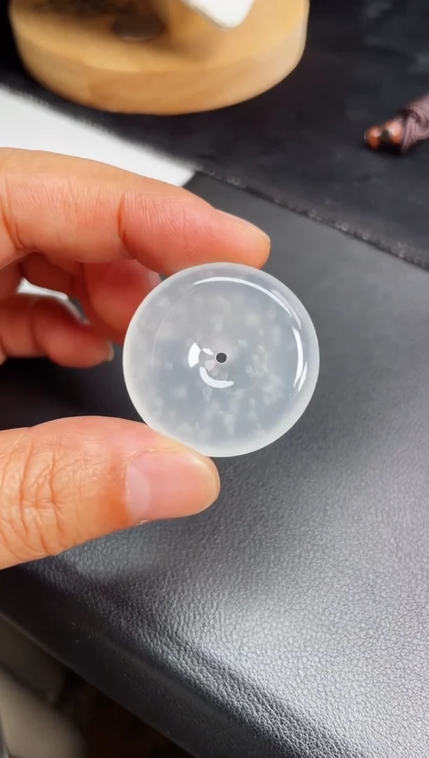 颈饰未镶嵌翡翠【28】平安扣 尺寸 31.9   5.8mm