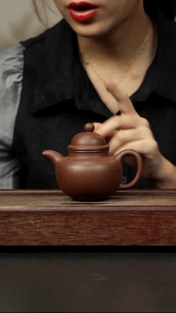 紫砂茶壶底槽清 大掇球 全手工