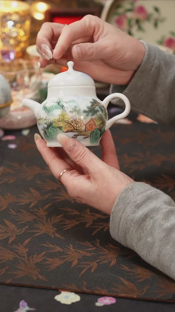 杯景德镇陶瓷杯碗柴烧多人