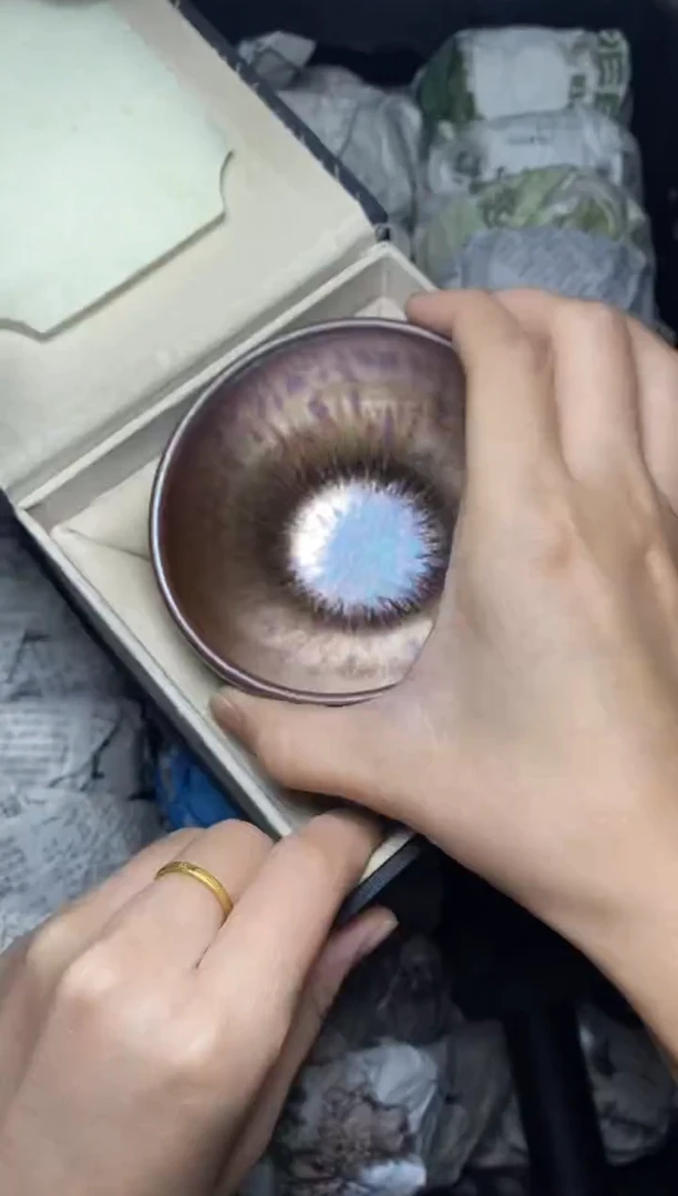 茶盏金丝万缕 盏三疯建盏茶器