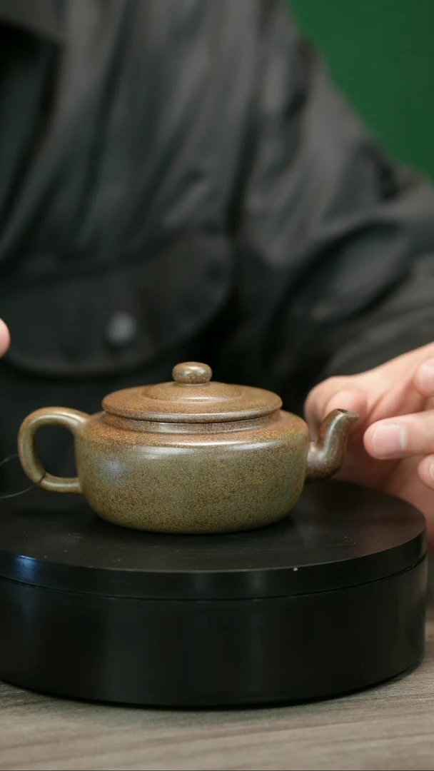 茶壶紫砂秋*H2397史鑫杰段泥光素旭帽