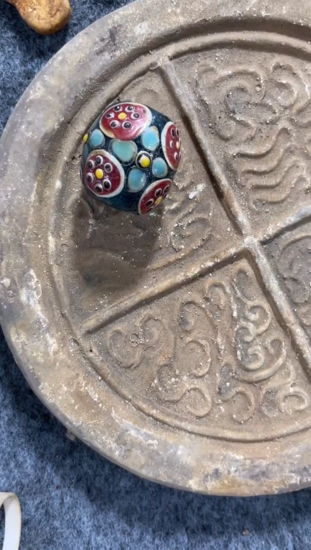 瓷片手工，手绘，陶瓷