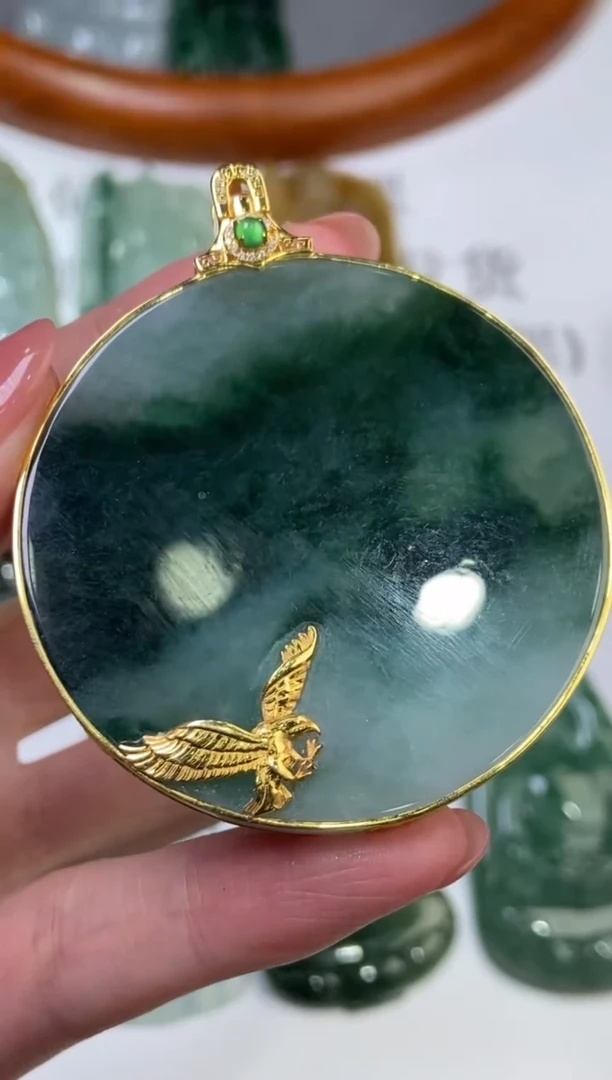 翡翠挂件未镶嵌曦***空  315540