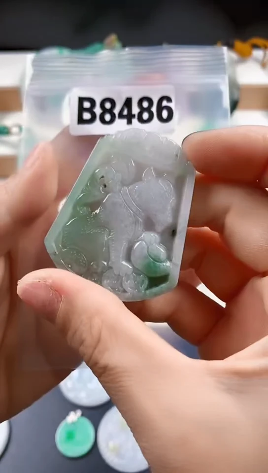 颈饰未镶嵌翡翠天然翡翠吊坠挂件