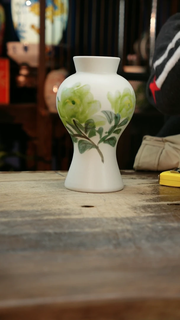 【闪购商品】瓷片景德镇纯手工釉下彩精品花瓶