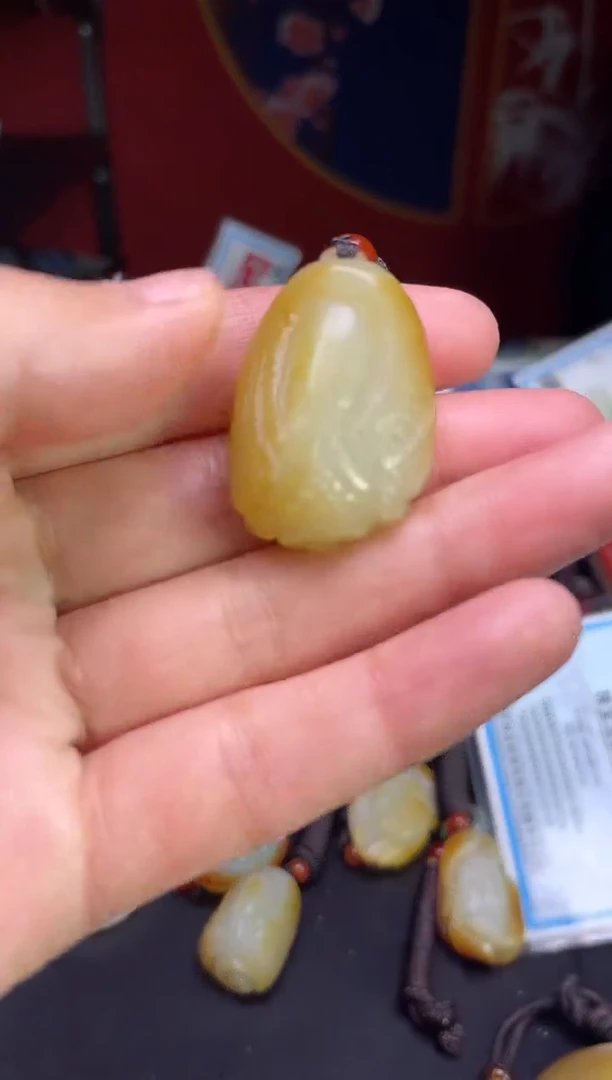 颈饰未镶嵌和田玉123