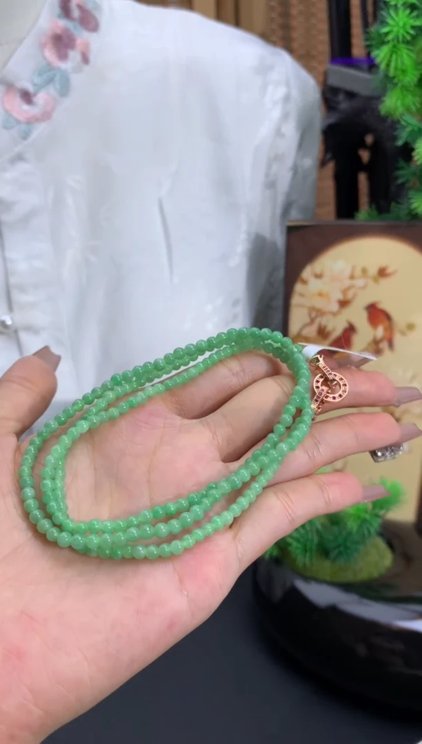 未镶嵌手链翡翠卡3.5mm