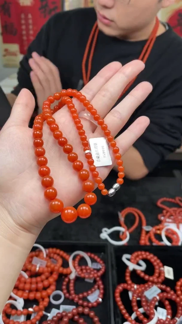 颈饰未镶嵌南红玛瑙小庄冰红塔链多样性发一