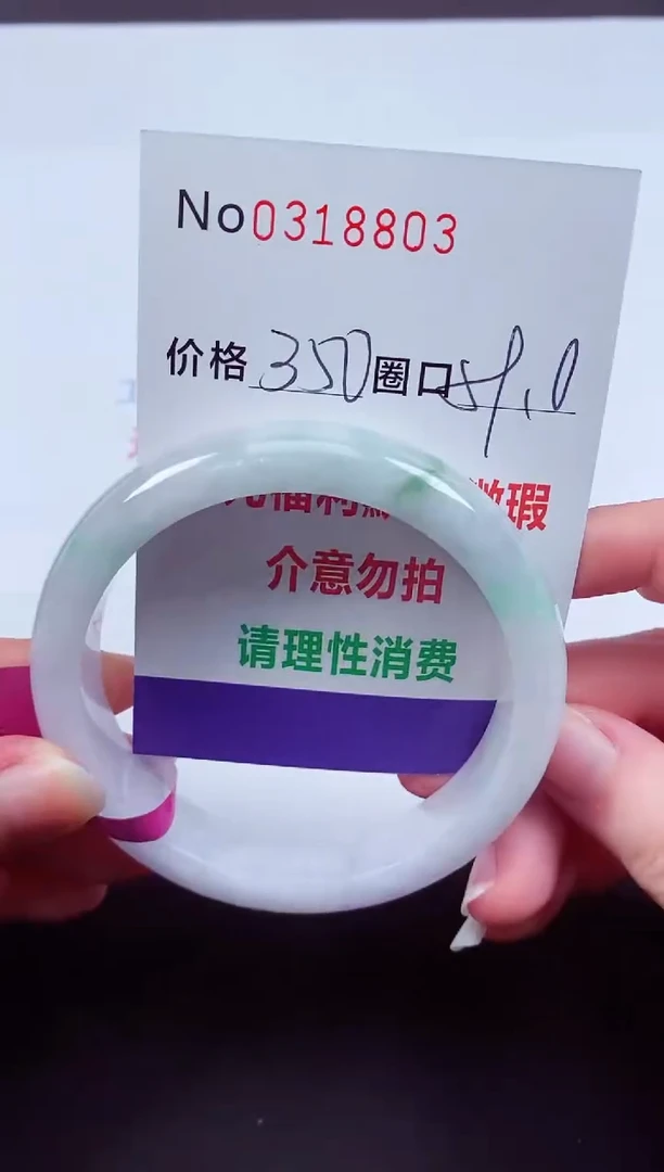 翡翠手镯未镶嵌 0318803