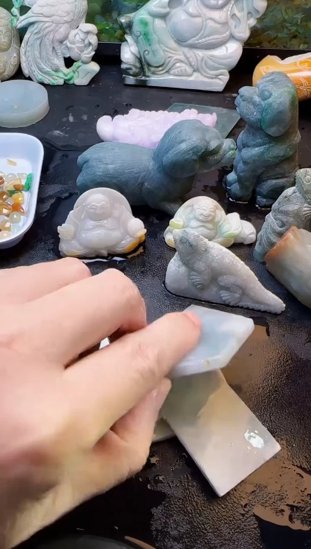 翡翠未镶嵌颈饰天然缅甸A货翡翠307