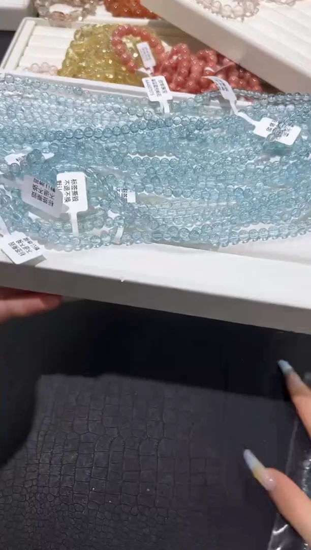 未镶嵌手串托帕石12z多样性发其一【1条】默认微瑕