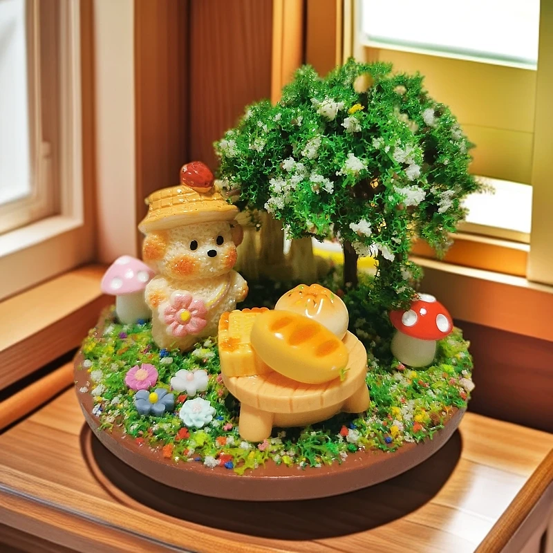 【直播选款】创意手工diy树脂摆件冰箱贴小场景