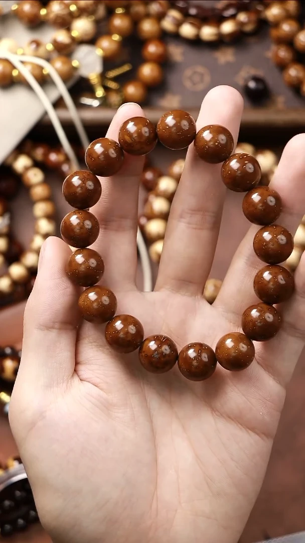 手串紫金鼠紫金鼠圆珠红皮深色系13MM GP98