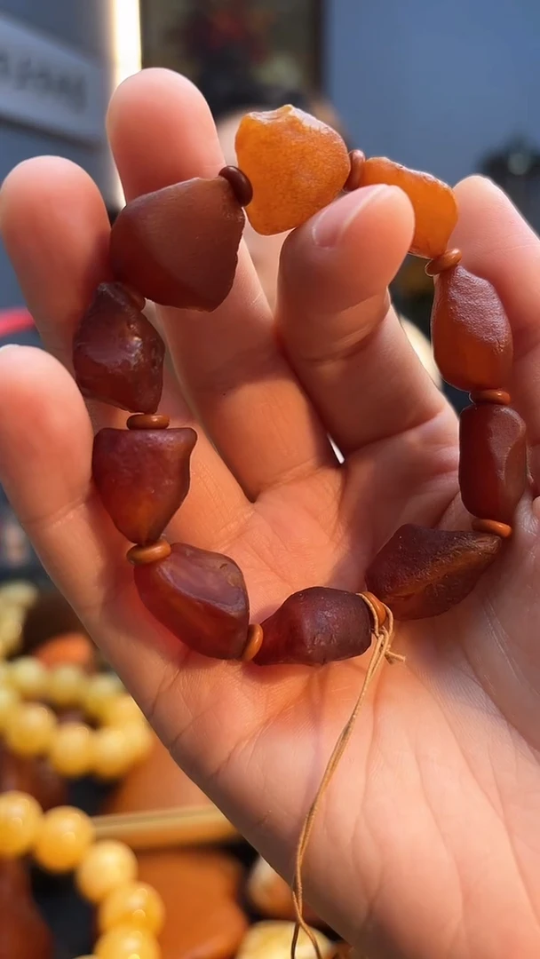 手链琥珀未镶嵌手串