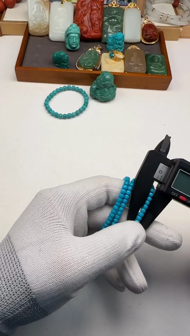 未镶嵌绿松石手串手串远***~手串手串