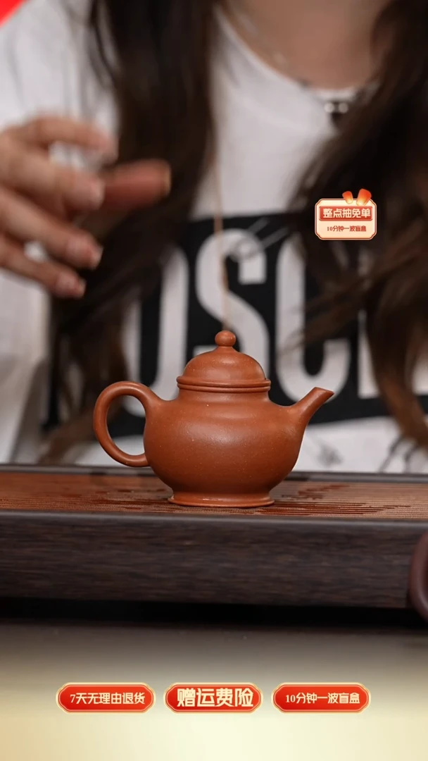 茶壶紫砂Z紫砂原矿宫灯（小） 110CC