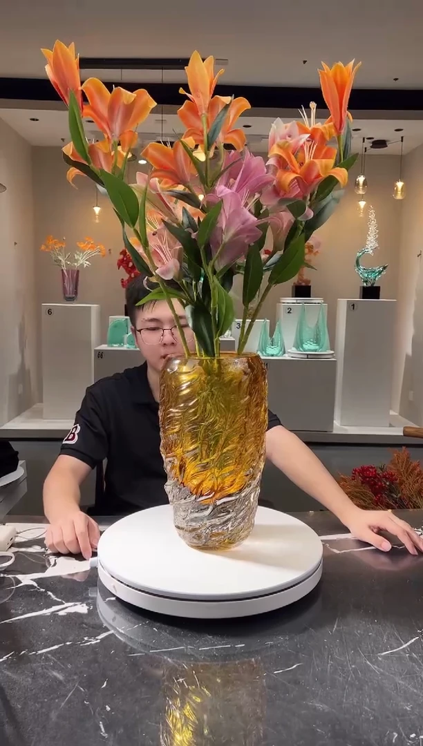 摆件用****7巴比特美学-翠羽明珠花器
