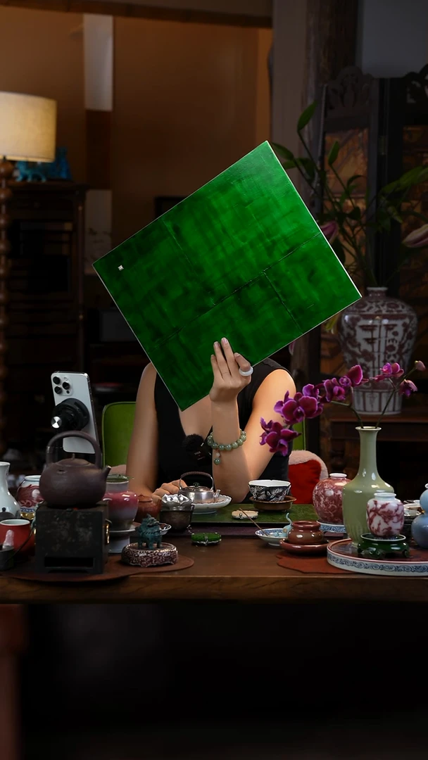 大漆茶盘包银  景德镇陶瓷福利款