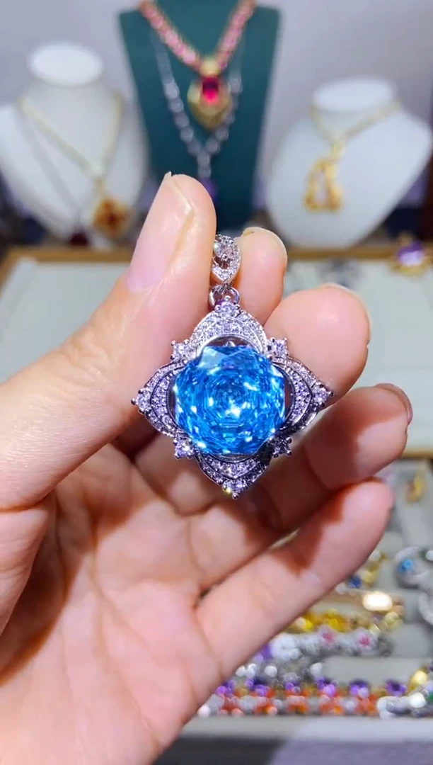 银S925镶嵌戒指烟晶1