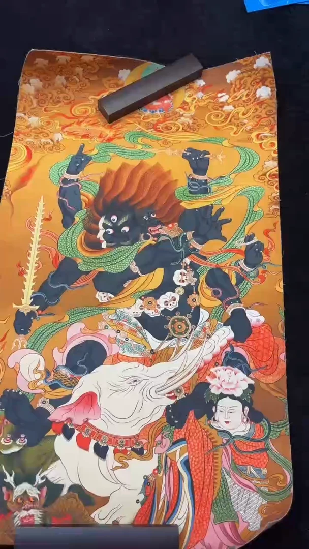 装裱画唐卡藏艺阁高端绘画作品TK16031