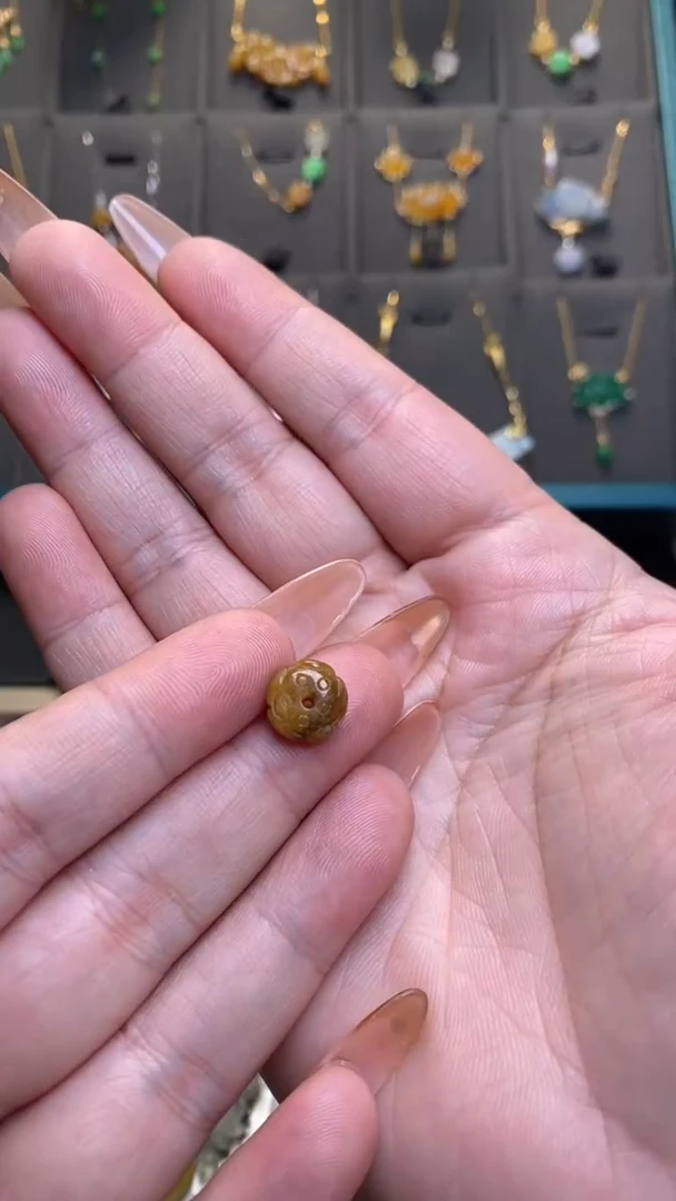 颈饰未镶嵌翡翠净货36875