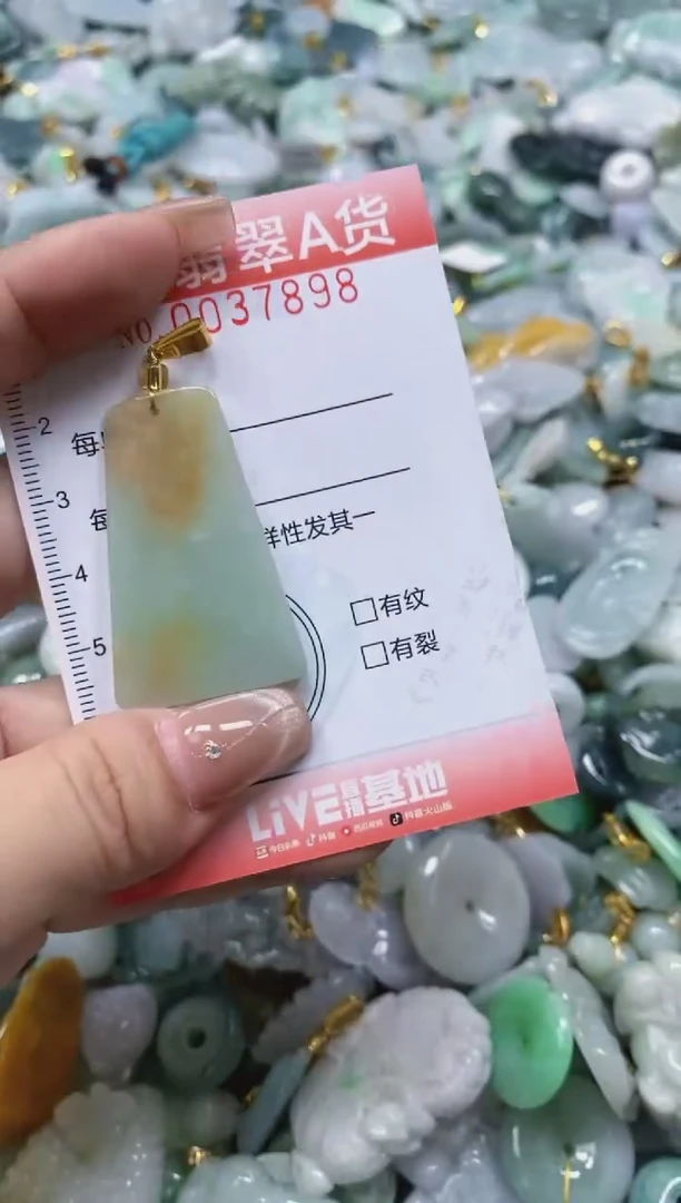 翡翠未镶嵌颈饰闪购0037898