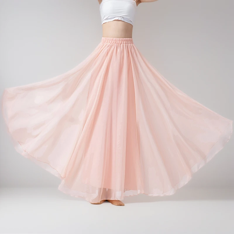 古典舞蹈裤女新款仙气温柔风松紧腰飘逸裙裤古风身韵中国舞演出服