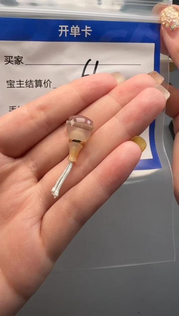 玛瑙/玉髓118K金镶嵌随**～配饰配饰