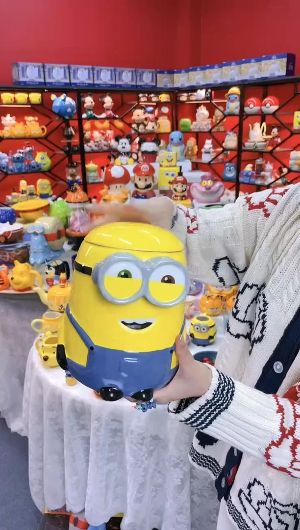 【闪购商品】.@@小黄人鲍勃储物罐