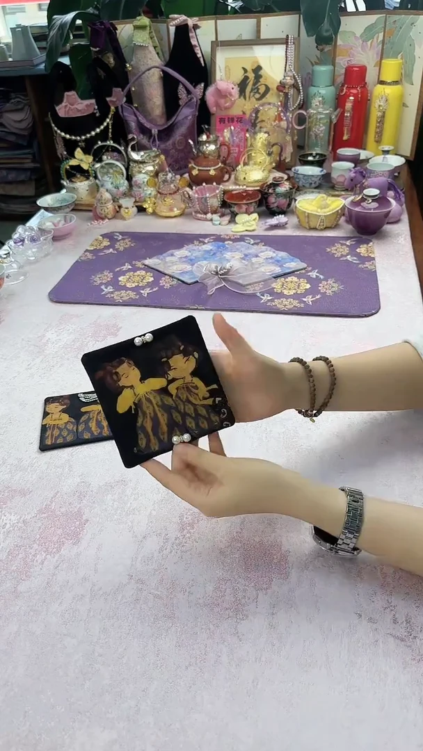 108 仕女图小杯垫