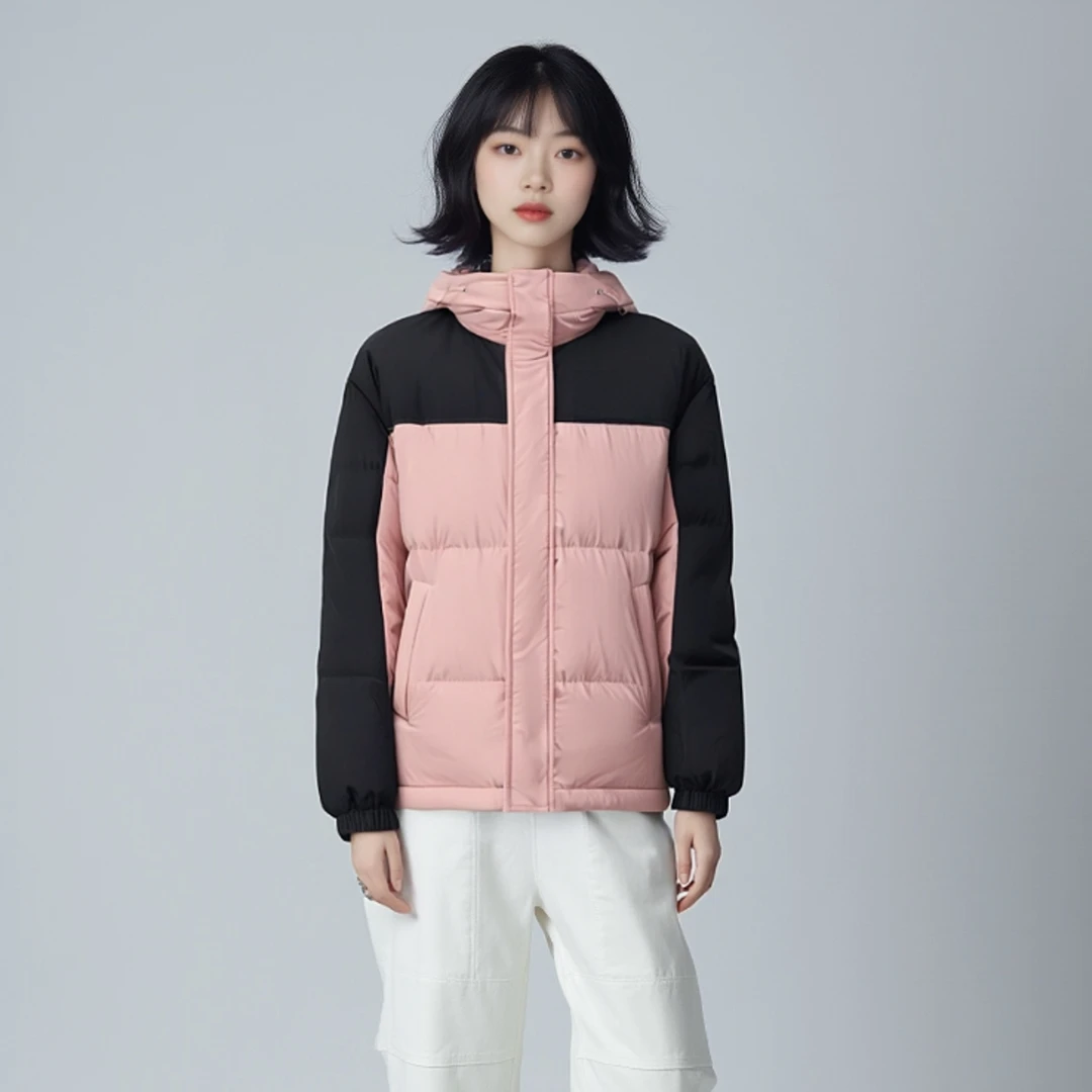 <1>【B】长款短款防风修身男女冬季加厚保暖外套（非直播勿拍）