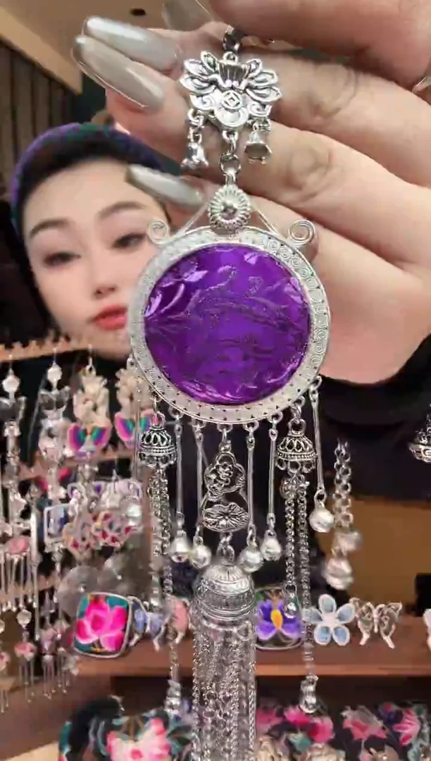 刺绣纯手工民族风刺绣压襟