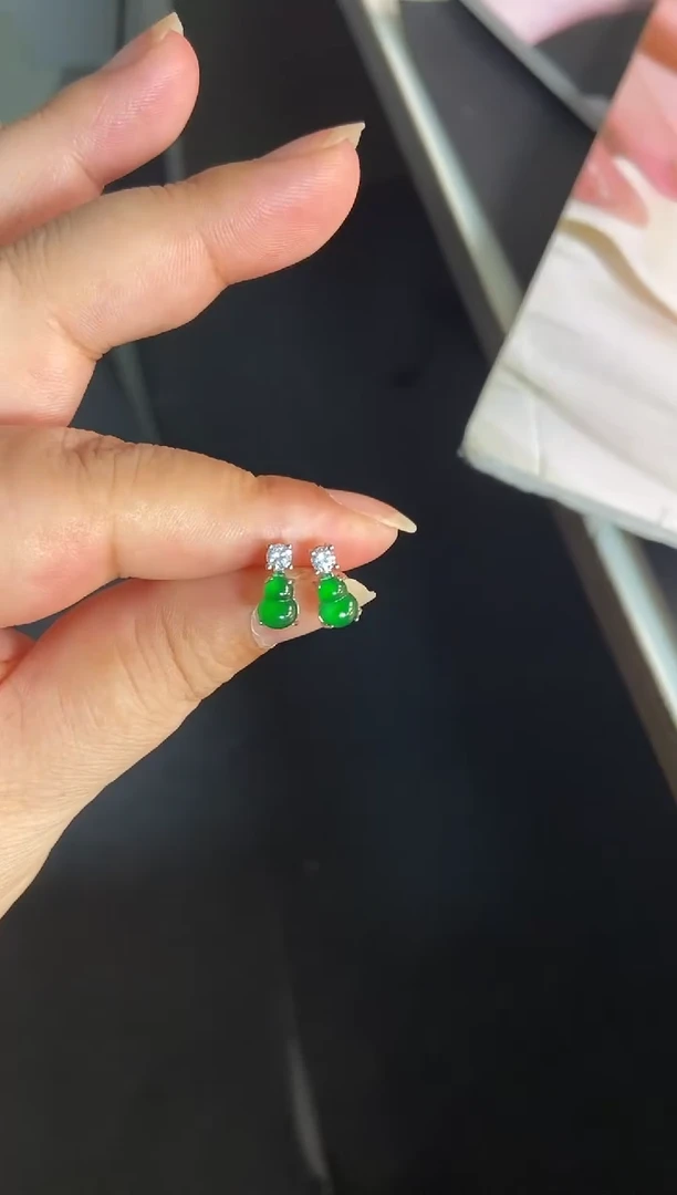 吊坠(不含链)银S925镶嵌翡翠1