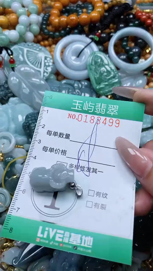 翡翠未镶嵌颈饰闪购0183499