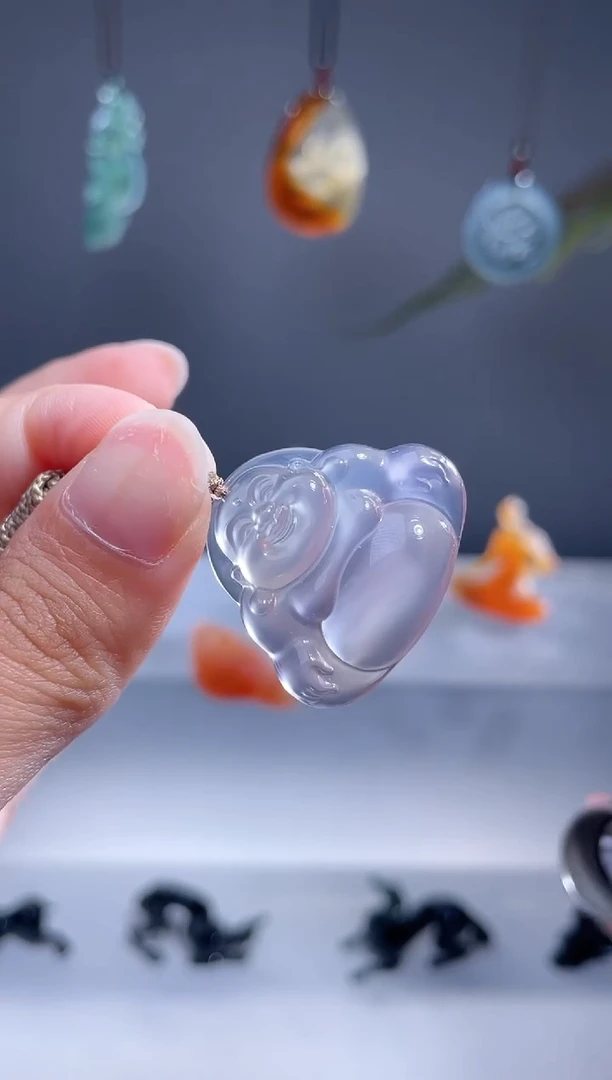 玛瑙/玉髓颈饰未镶嵌佛公