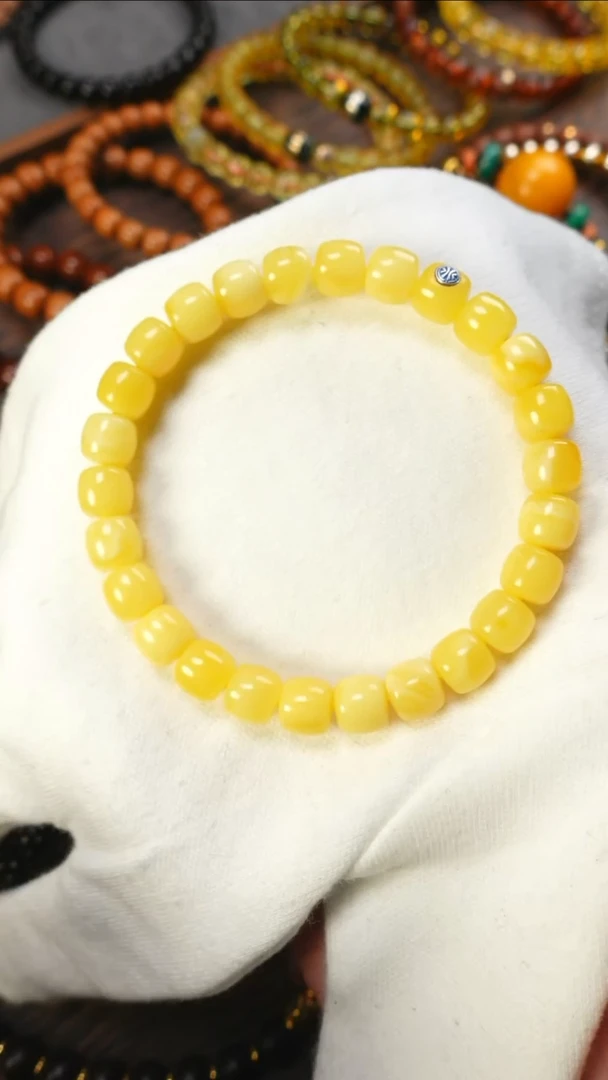 【闪购商品】蜜蜡手链未镶嵌1890/8mm蓝标蜜蜡单圈