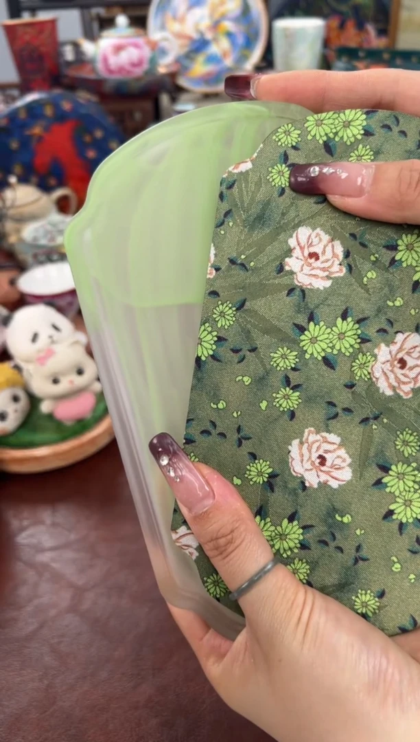 翠绿琉璃茶盘干泡盘