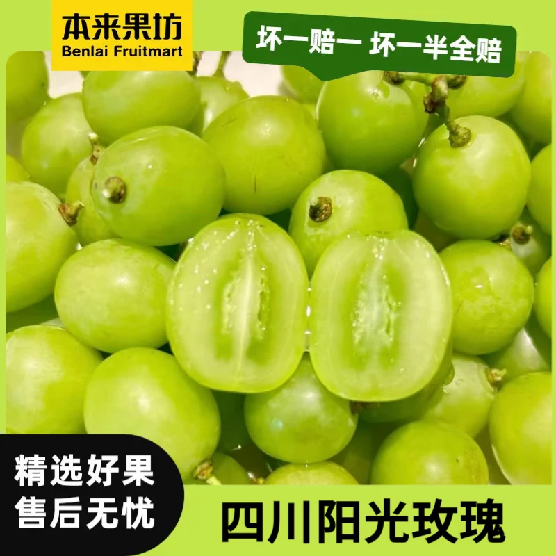 【本来果坊】四川大凉山 阳光玫瑰 葡萄 高端水果 新鲜当季蔬果
