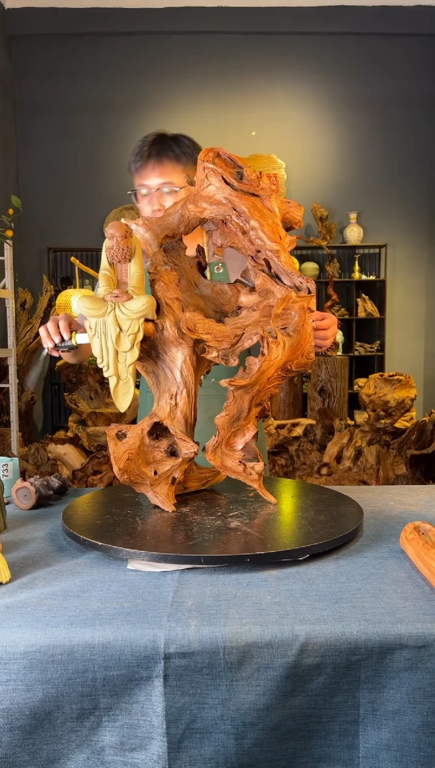 木卢师傅根艺作品（不包含人物摆件）