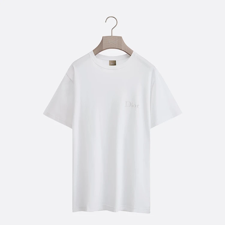 未使用 DIOR/迪奥 【雯雯专属1】棉质Dior刺绣宽松短袖T恤衣服