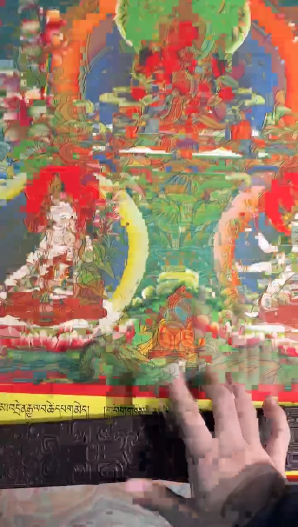 卷轴画路路的唐卡tk160